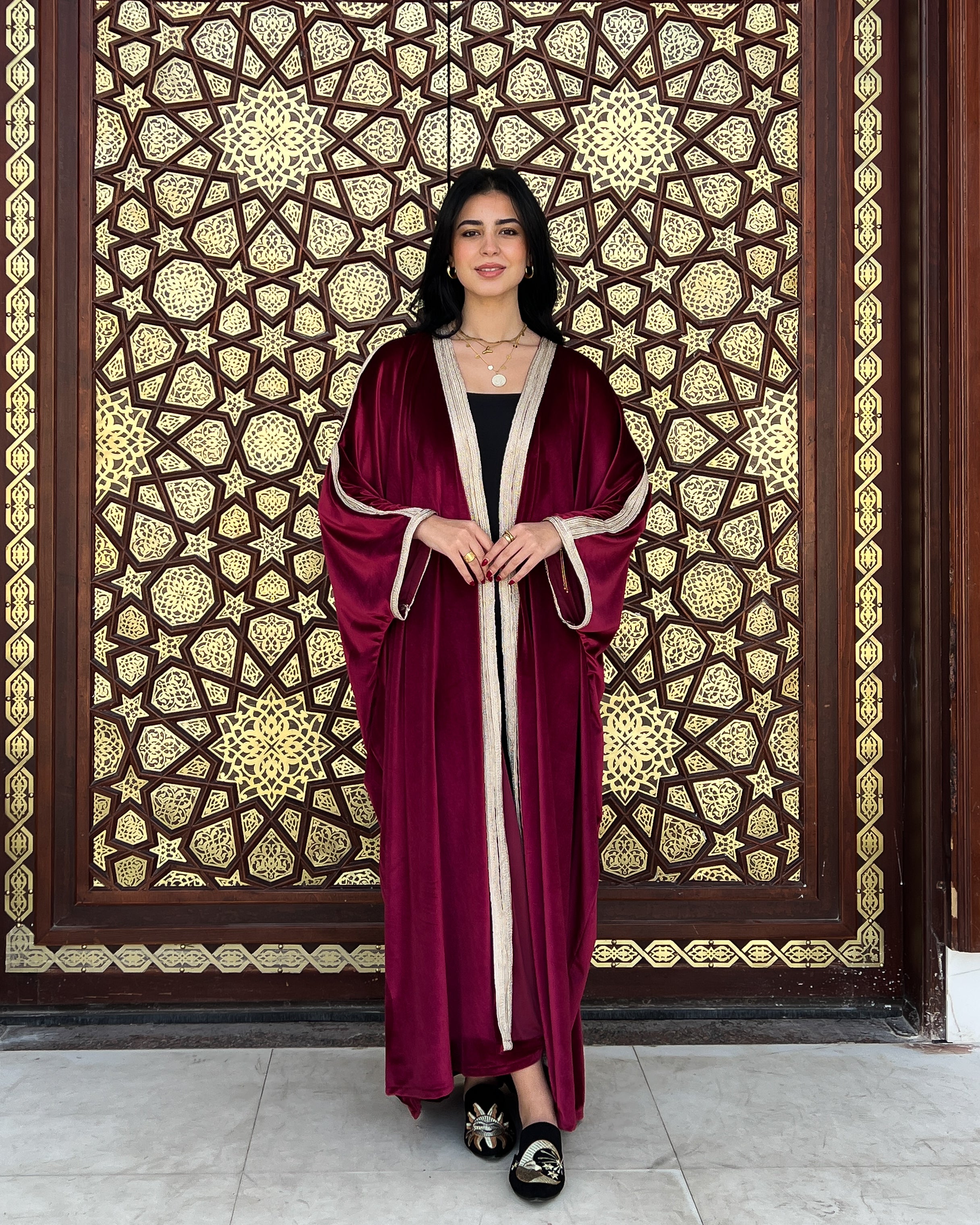 Velveto kaftan