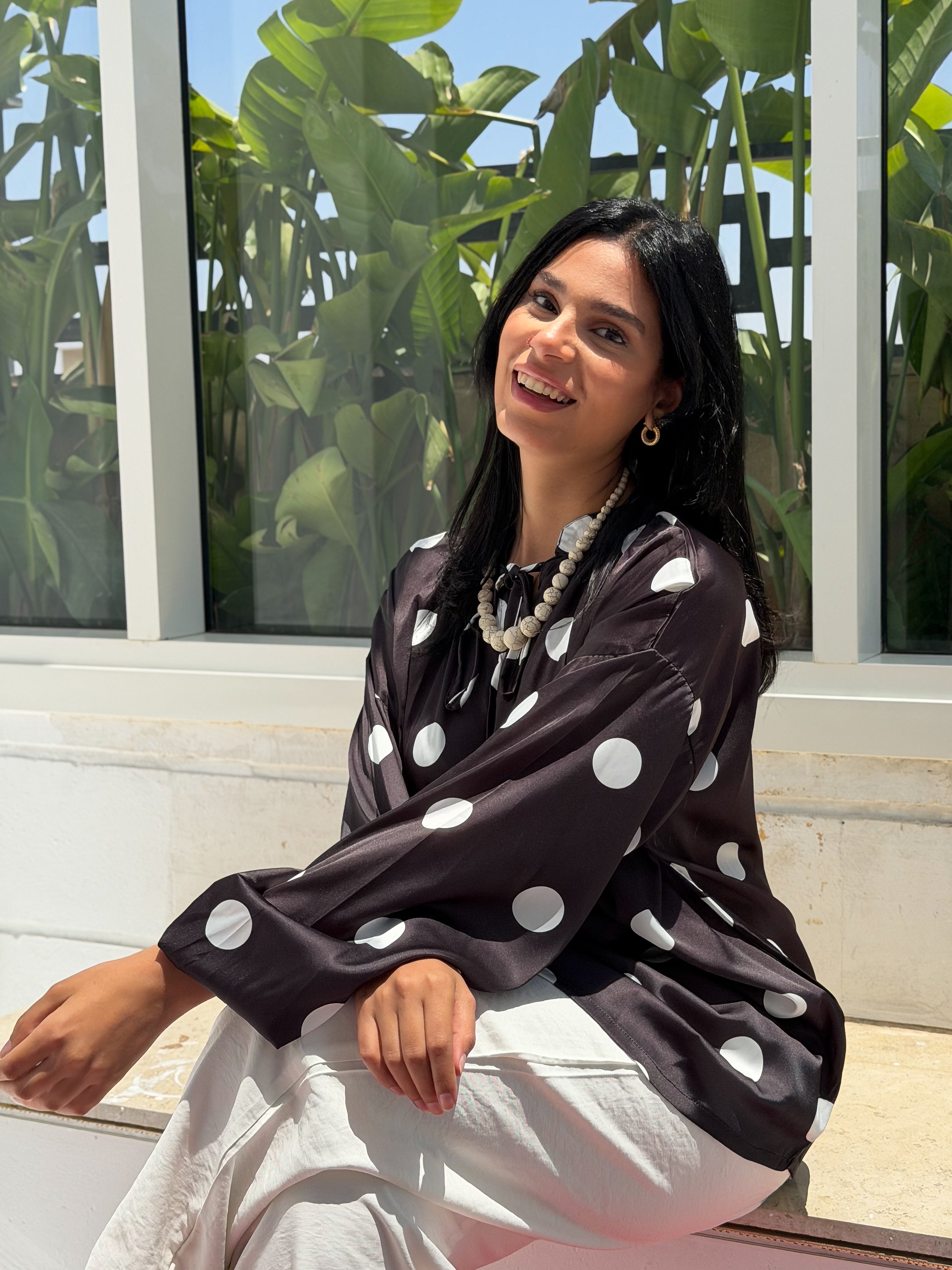 POLKA BLOUSE