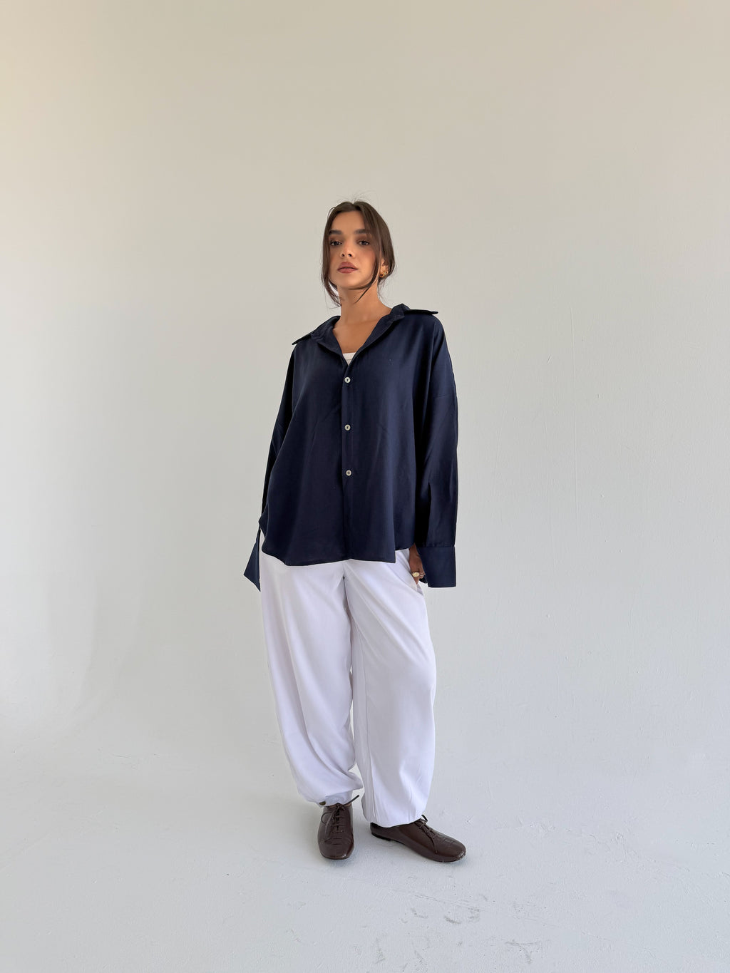 Navy chemise