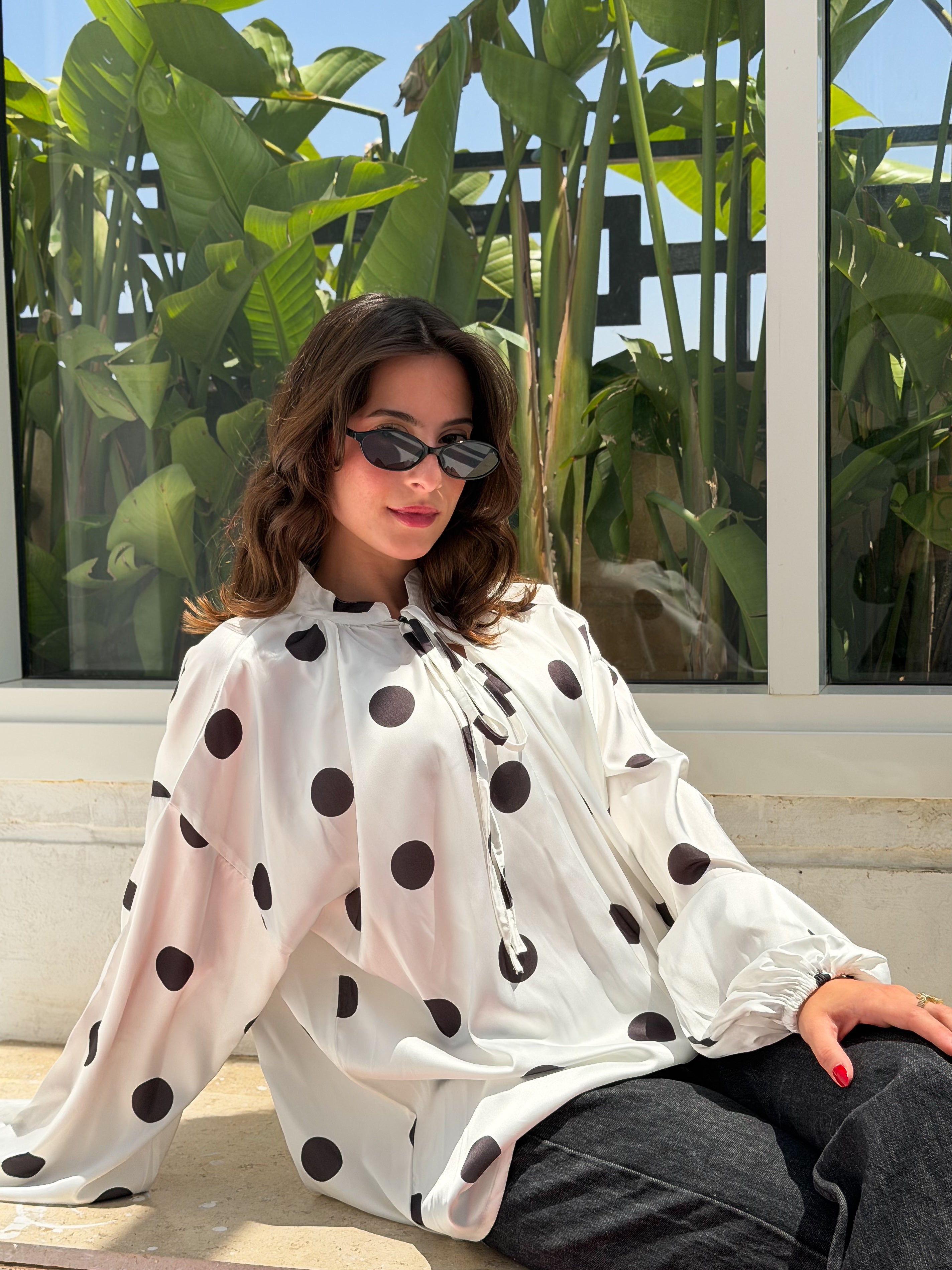POLKA BLOUSE