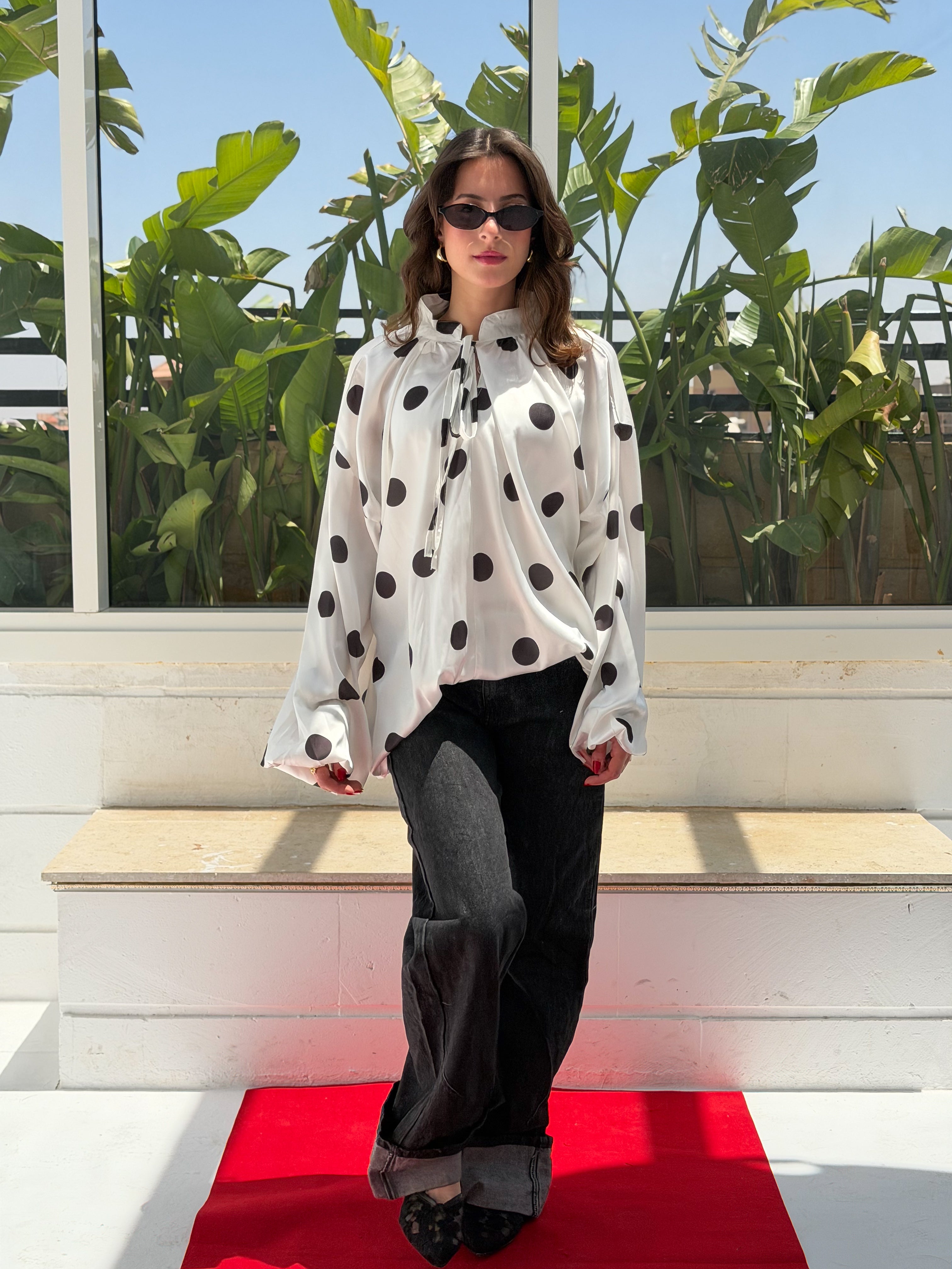 POLKA BLOUSE