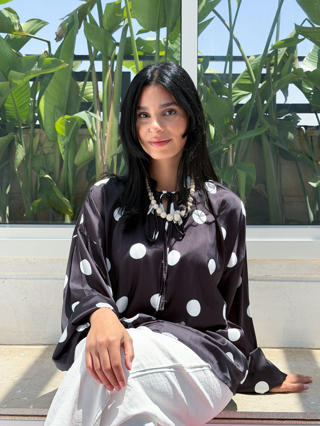 POLKA BLOUSE
