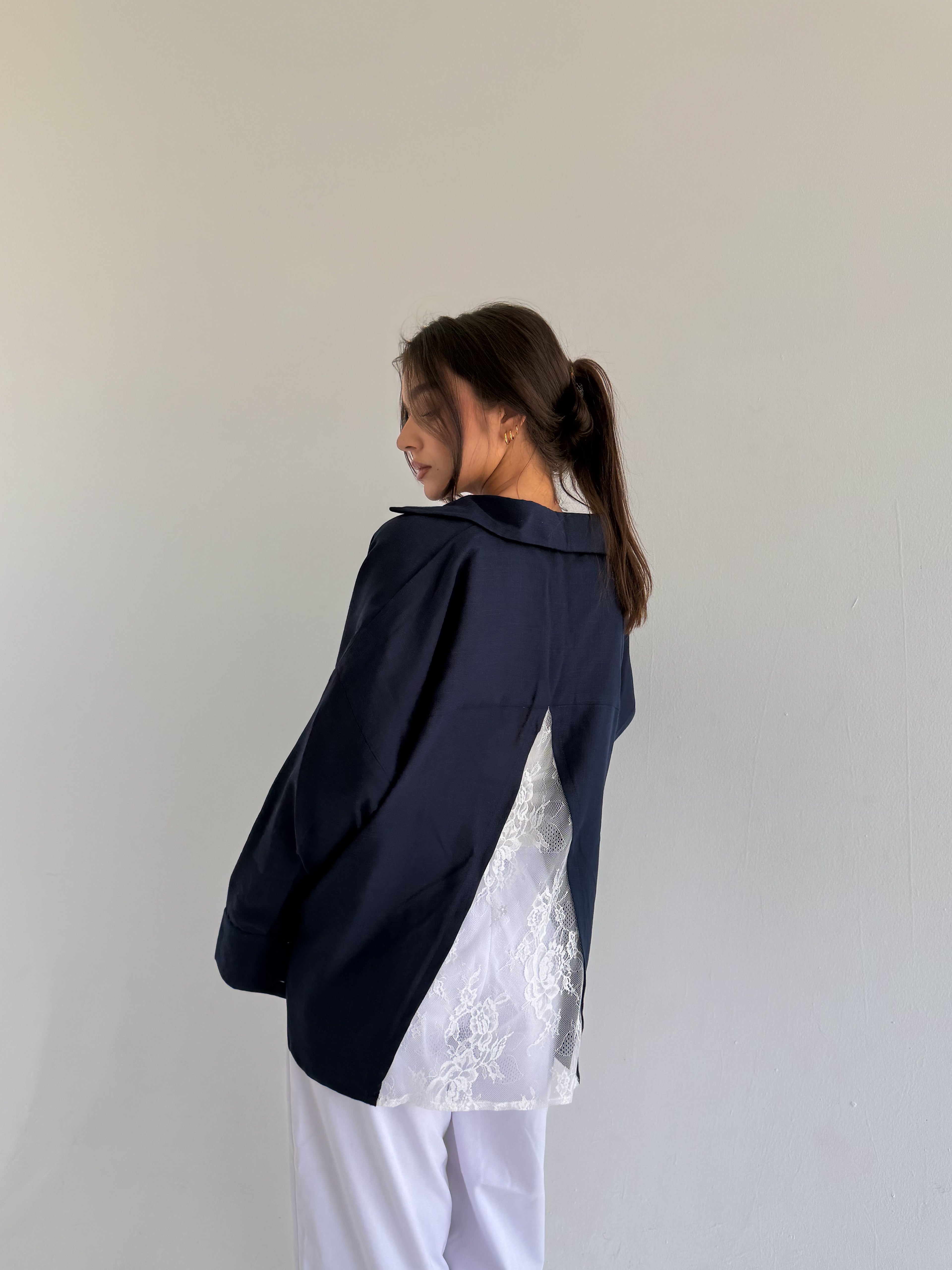 Navy chemise