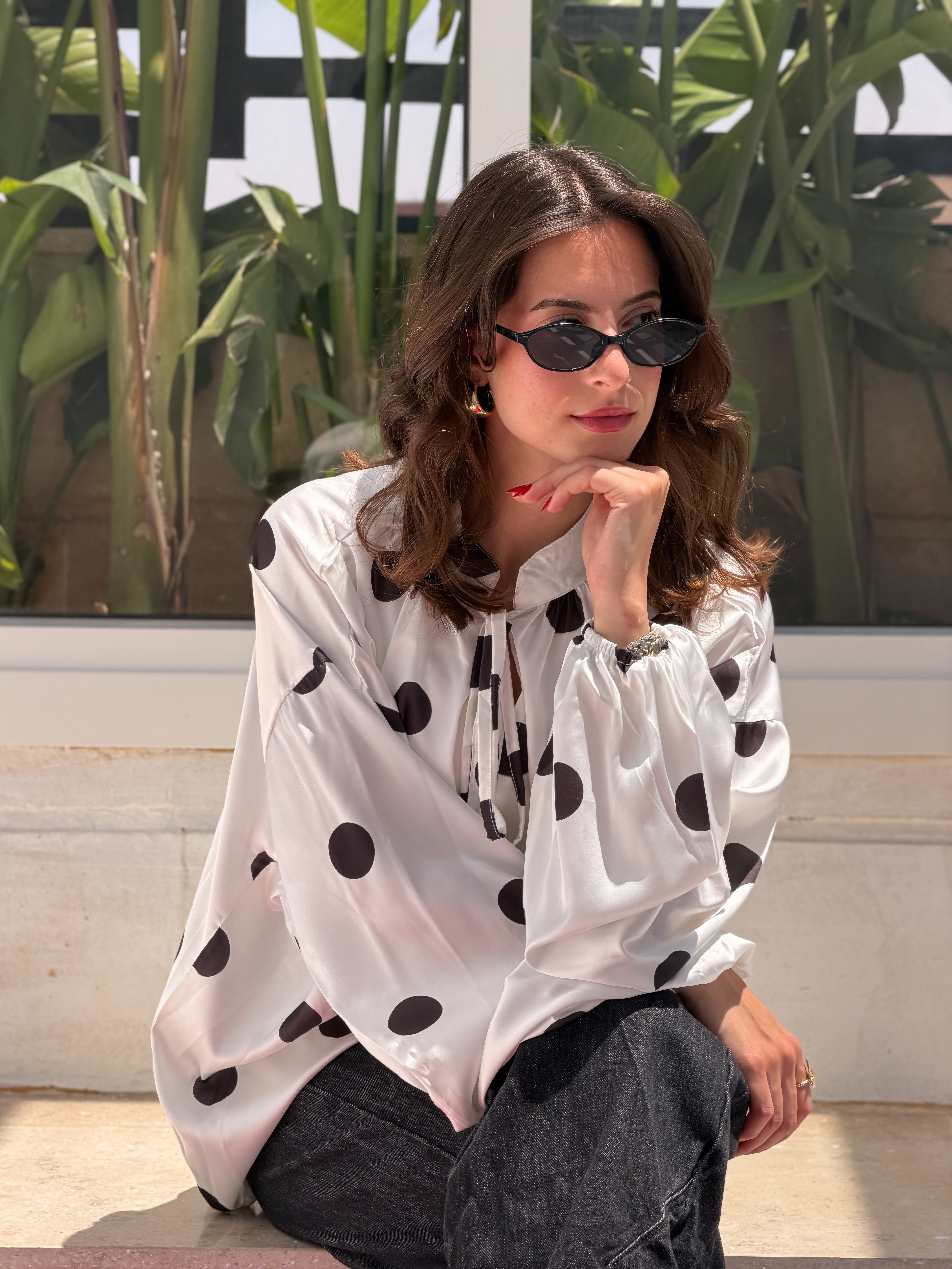 POLKA BLOUSE