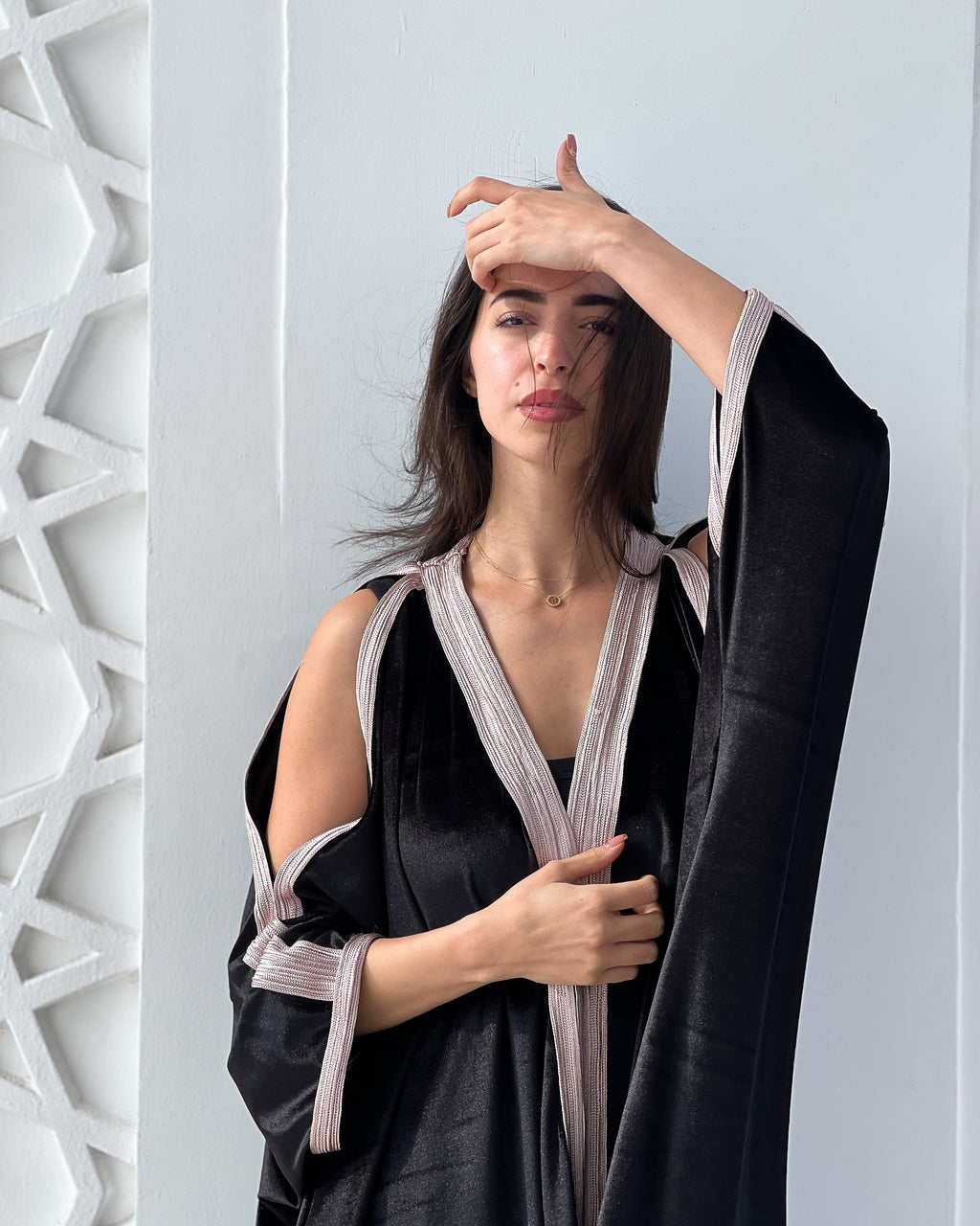 Velveto kaftan